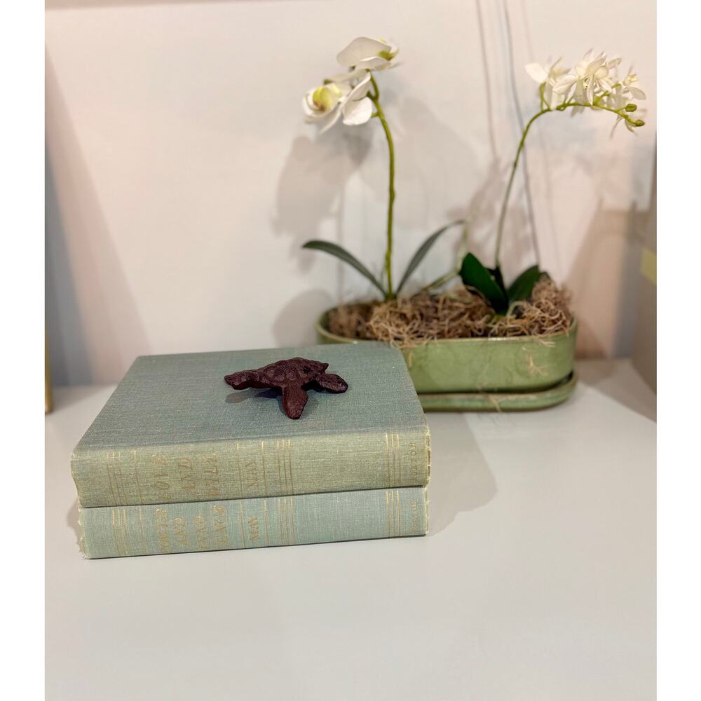 Vintage ombré effect green Decorative Book collection